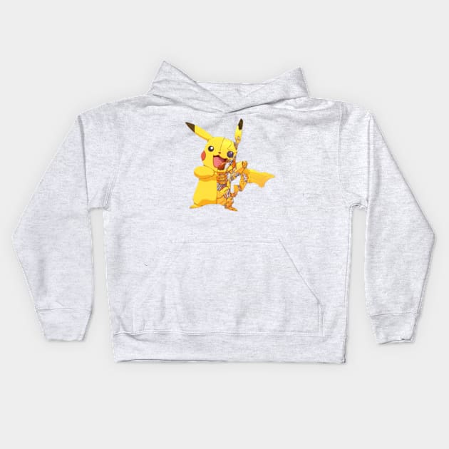 Robopika Kids Hoodie by sonnycosmics